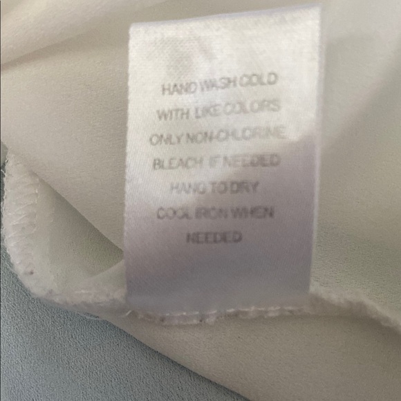 DANIEL RAINN pleated semi sheer sleeveless top hidden abalone buttons size 2X - Picture 6 of 10